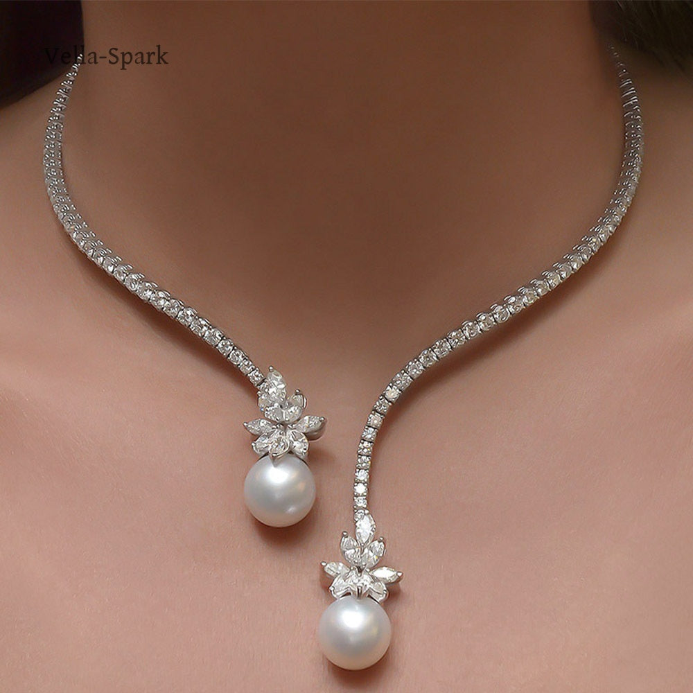 Gift of Love | Cubic Zircon Pearl Necklace